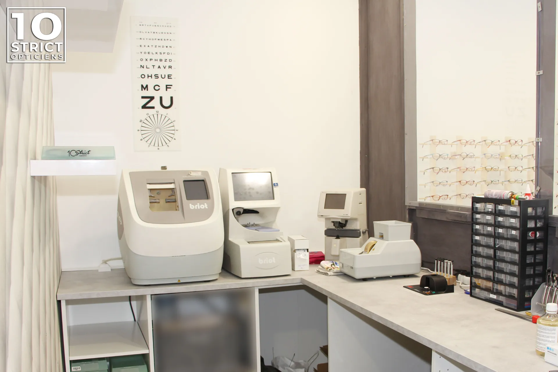 Atelier de taillage et montage des verres